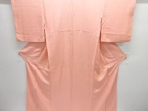 青海波模様織り出し付け下げ色無地着物